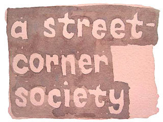 a street-corner society
