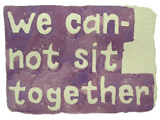 we cannot sit together