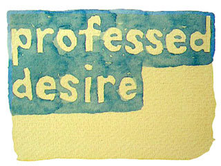 professed desire