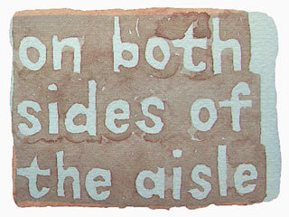 on both sides of the aisle