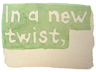 In a new twist,