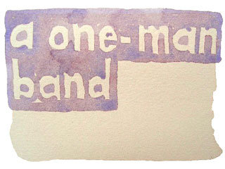 a one-man band
