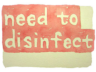 need to disinfect