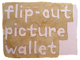 flip-out picture wallet