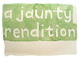 a jaunty rendition
