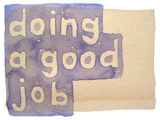 doing a good job