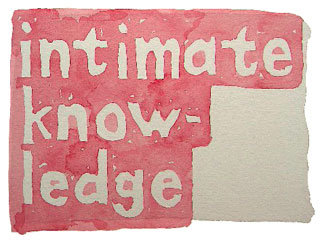 intimate knowledge