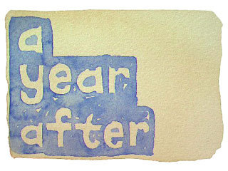 a year after