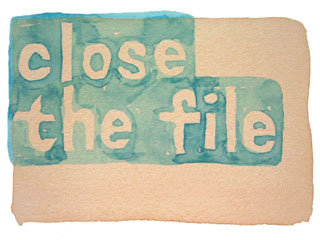 close the file