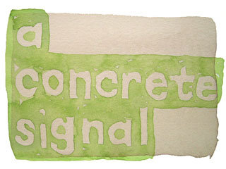 a concrete signal