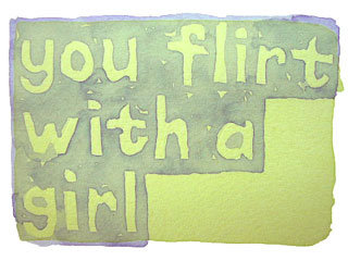 you flirt with a girl