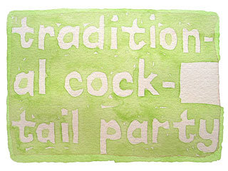 traditional cocktail party