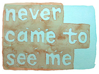 never came to see me