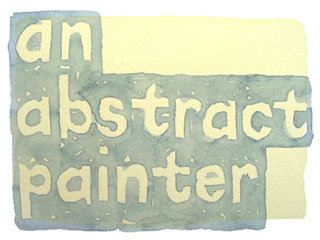 an abstract painter