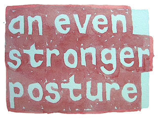 an even stronger posture