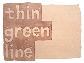 thin green line