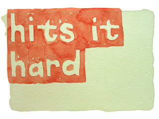 hits it hard