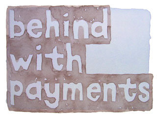 behind with payments