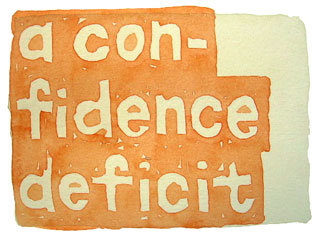 a confidence deficit