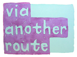 via another route