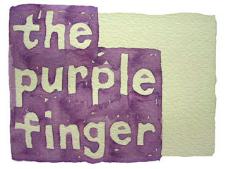 the purple finger