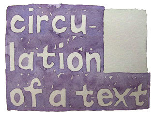 circulation of a text