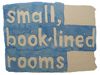 small, book-lined rooms