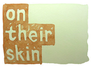on their skin