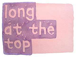long at the top