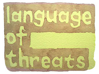 language of threats