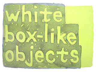 white box-like objects