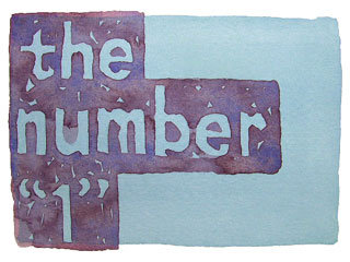 the number "1"