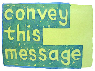 convey this message