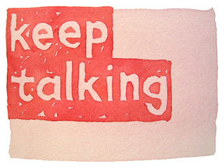 keep talking